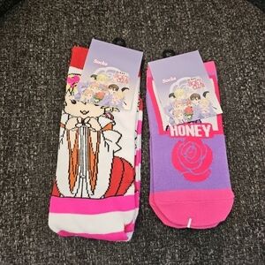 NWT Ouran High School Host Club Womens One Size Socks Honey & Haruchi Fujioka